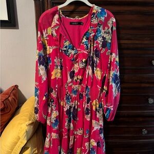 Ralph Lauren Vibrant Floral Dress
